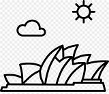 Sydney Opera House Coloring Drawing Getcolorings Pages Getdrawings sketch template