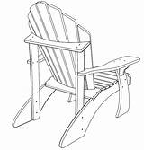 Adirondack Dxf Dwg Unior Woodworking sketch template