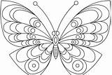 Schmetterlinge Zum Dekoking sketch template