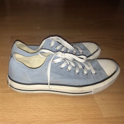 converse shoes limited time offer baby blue lowtop converse poshmark