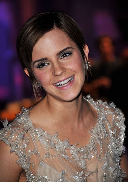 emma watson at the harry potter and the deathly hallows