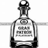 Liquor Svg Bottle sketch template