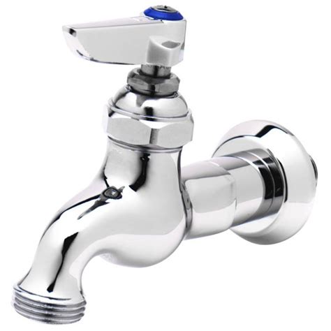 ts sill hose bibb faucet  npt male inlet lever handle adjustable flange  garden
