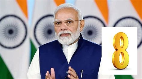 pm narendra modi completed  years  government  special connection  number  modi