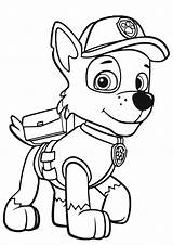 Patrol Coloring Paw Pages Characters Do Getcolorings Wydruku sketch template