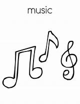 Music Notes Drawing Coloring Note Draw Clef Treble Easy Pages Musical Color Drawings Getdrawings Luna Clip Clipartmag Getcolorings sketch template