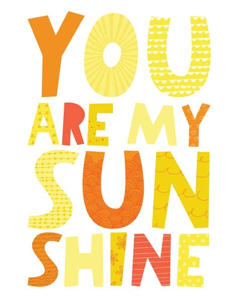 sunshine  printable art print