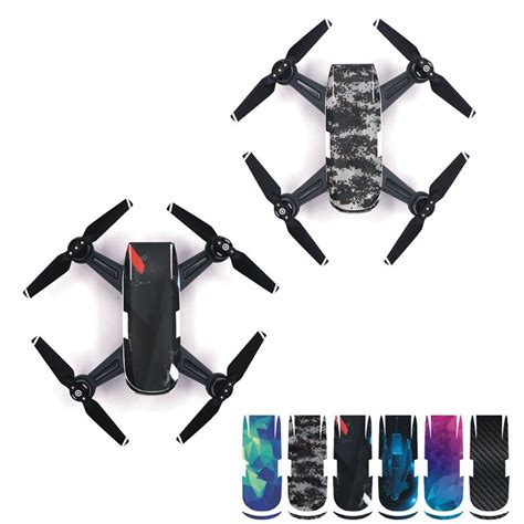 pcsset waterproof fpv drone protective pvc skin cover sticker  spark camera drone