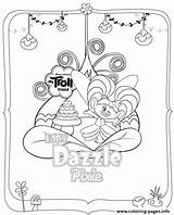 Coloring Pages Dazzle Trolls Movie Pixie Printable Poppy Print Book Color Info Choose Board sketch template