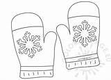 Winter Gloves Coloring Clothing Printable Colouring Pages Coloringpage Eu Hiver Clip Reddit Email Twitter Choisir Tableau Un sketch template