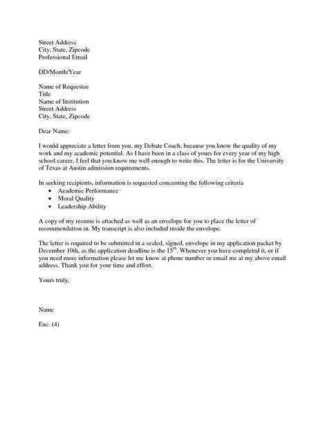 recommendation letter request sample templates  printable