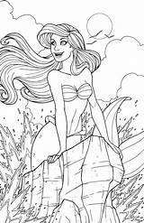 Jamiefayx Ariel Comics sketch template
