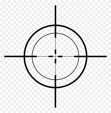 crosshairs clipart crosshair sticker png  transparent png clipart images