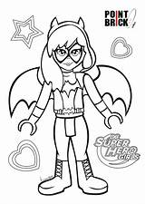 Lego Coloring Pages Girls Super Hero Girl Drawing Superhero Friends Dc Batgirl Da Colorare Printable Disegni Color Colouring Supergirl Template sketch template
