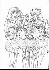 Sailor Moon Pages Coloring sketch template