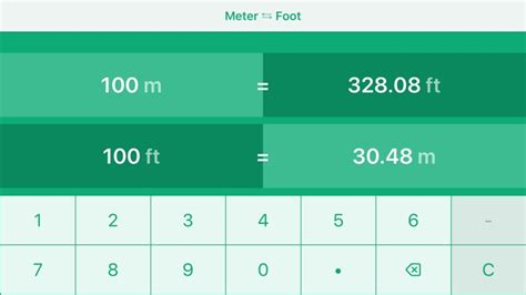 Meters To Feet M To Ft By Meta Technologies Gmbh