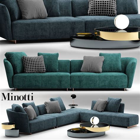 minotti lounge sofa    model max obj living room sofa design