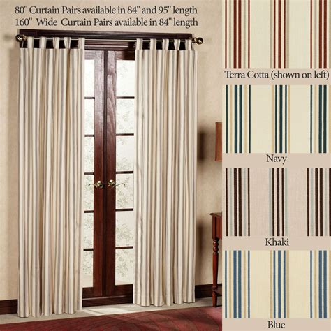 weathermate stripe thermalogictm tab top curtains