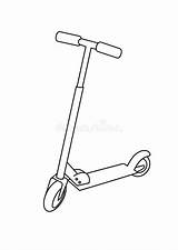 Scooters sketch template
