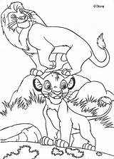 Simba Coloring Mufasa Pages Lion King Pride Color Print Lands Walk Printable Hellokids Para Colorear Disney sketch template