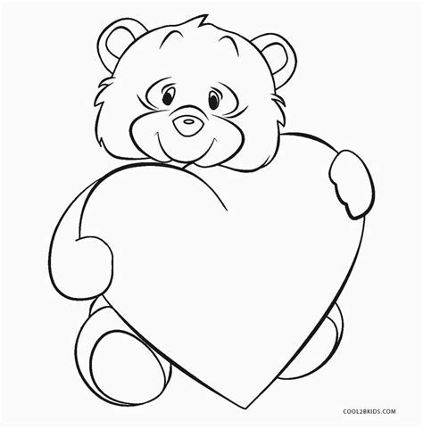 printable heart coloring pages  kids coolbkids