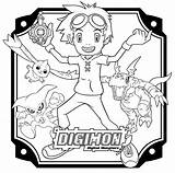 Digimon Coloring Pages Sheets Easy Picgifs Tv Animated Tamers Kids Anime Printable Adult Print Series sketch template