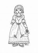 Paper Colour Princesses Print Karen Dolls Karens Farvelægge Til Og Prinsesser Printe Stephanie Kravlenisser Colouring Outs Cut Pages sketch template