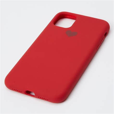 red heart phone case fits iphone  claires