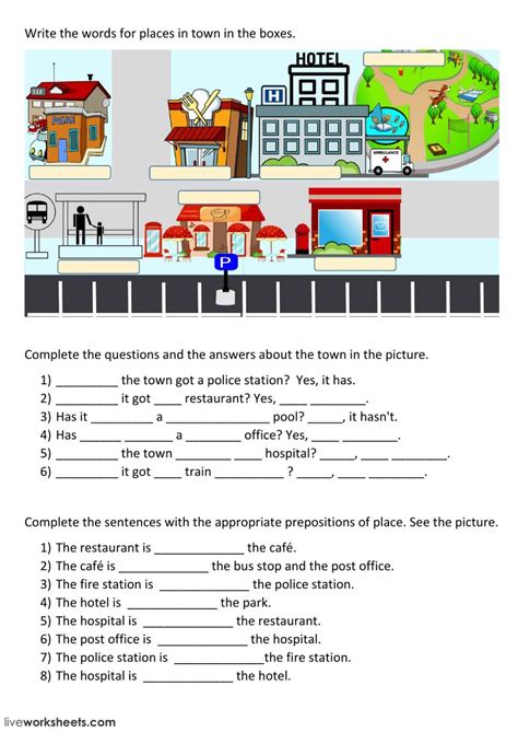 places  town interactive  downloadable worksheet