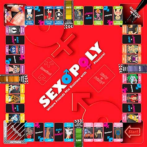 sexopoly an adult board game for couples or friends amazon ca toys