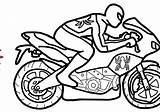 Motorcycle Easy Coloring Drawing Pages Bike Motor Motorbike Colouring Popular Clipartmag sketch template