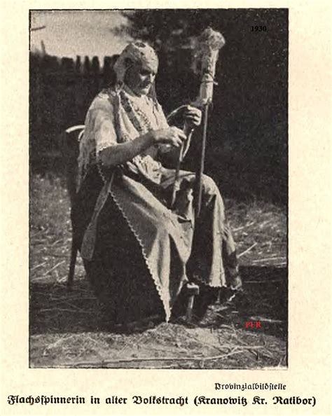 Woman From Krzanowice Near Racibórz At Upper Silesia Frau Auf