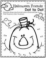 Halloween October Preschool Dot Worksheets Kindergarten Worksheet Activities Printables Printable Math Kids Fun Dots Tracing Activity Sheets Theme Planningplaytime Freebie sketch template