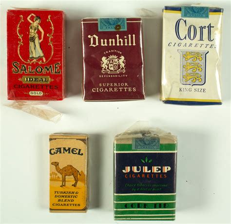 vintage unopened cigarette packs holabird western americana collections