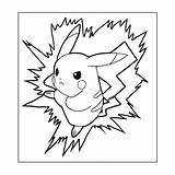 Pokemon Coloring Pikachu Pages Starter Ash Getcolorings Rocks Color Print Pokémon sketch template