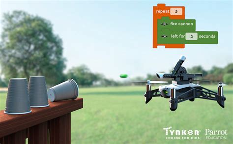 tynker  parrot bundle coding lessons  drones  journal