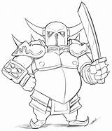 Clash Clans Royale Pekka Coloring Pages Drawing Character Drawings Deviantart Painting Printable Draw Para Shelter Clan Getdrawings King Zeichnung Clas sketch template