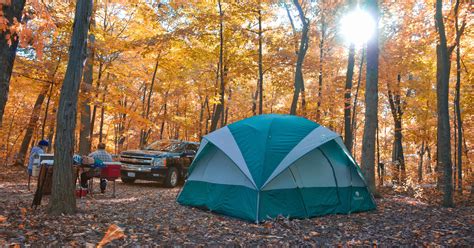 great fall camping spots  wisconsin