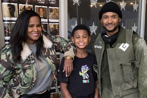 usher and tameka foster come together for their son s 13th birthday