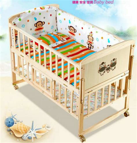 solid wood baby  baby bed bed baby furniture wholesale baby net bed