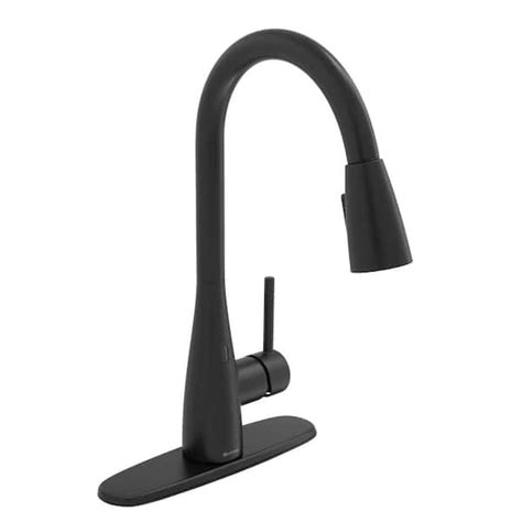 glacier bay vazon touchless single handle pull  sprayer kitchen faucet  matte black