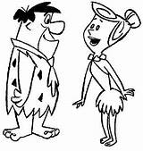 Flintstones Fred Wilma Feuerstein Flinstone Malvorlage Kleurplaat Kolorowanki Flinstonowie Coloriages Flinstones Desene Animierte Dzieci Ausmalbild Clopotel Stimmen sketch template