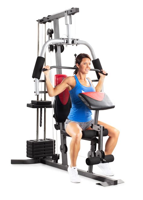 home gym workout weight system   lb resistance exercise lifting machine ebay