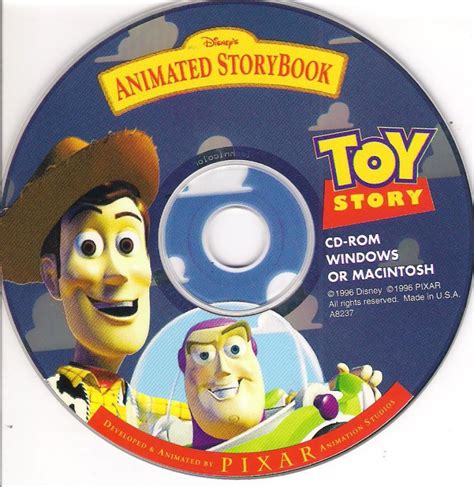 Disney S Animated Storybook Toy Story 1996 Box Cover