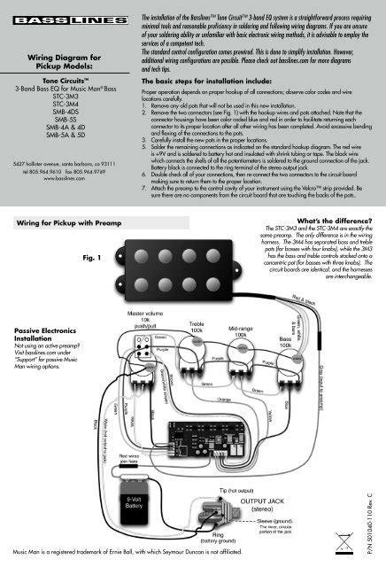 wiring instructions seymour duncan