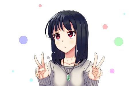 update  anime character peace sign  incoedocomvn