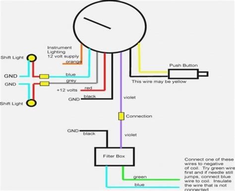 roadrunner tach wiring diagram