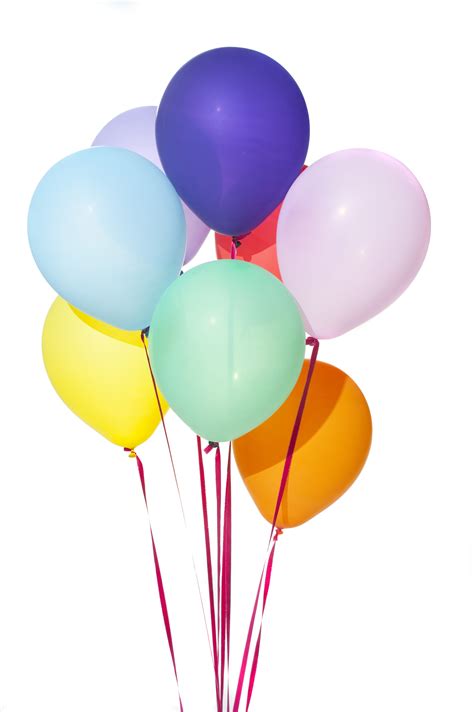 image  bunch  colorful floating party balloons freebie