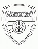 Arsenal Mewarnai Klub Sepak sketch template