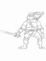 Leonardo Coloring Pages Ninja Turtles Printable sketch template